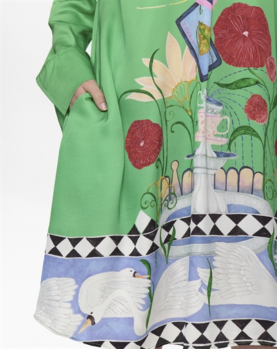 Nümph - NUAdelina Kjole - Vibrant Green